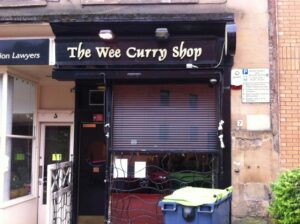 Wee curry shop ashton lane