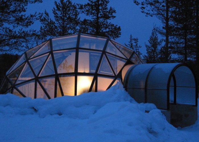 Norway glass igloo
