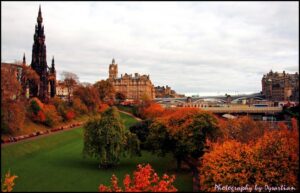 Edinburgh in autumn