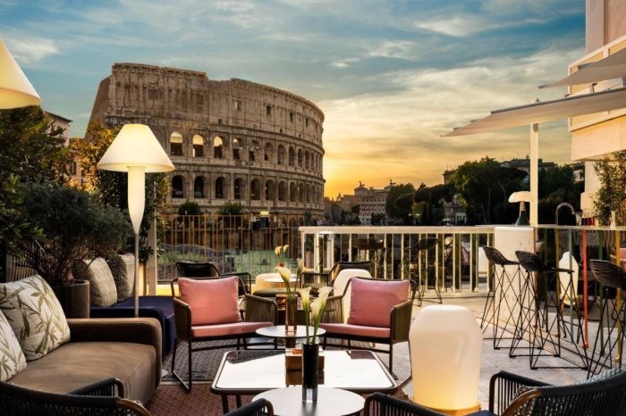 Hotels in rome with balcony