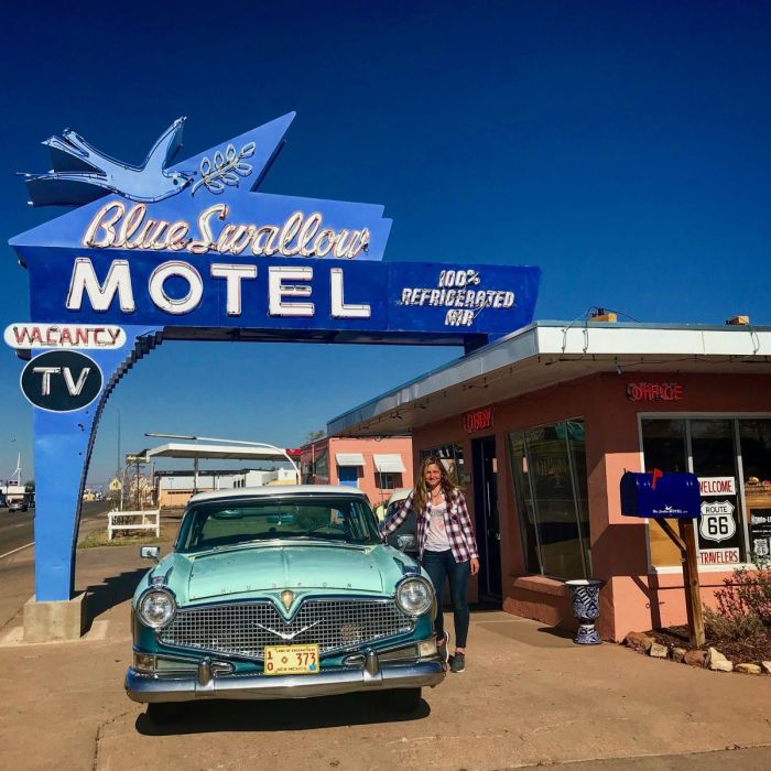 Route 66 hotels and motels