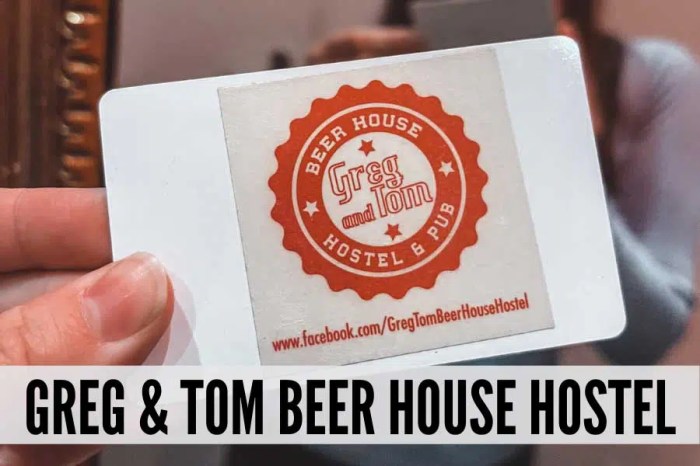 Greg and tom beer house hostel