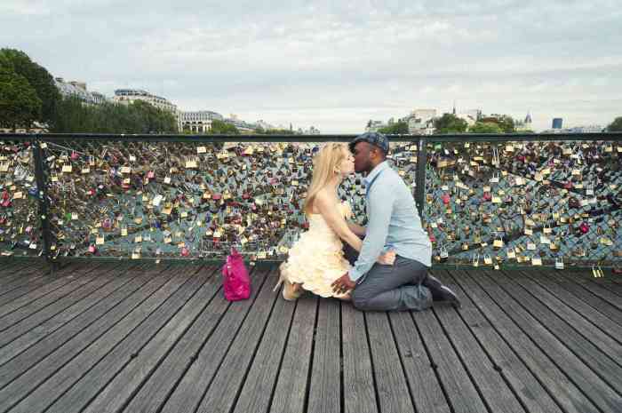 Love lock bridge amsterdam