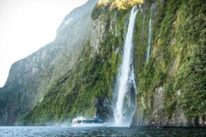 Milford sound waterfalls