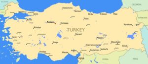 Names of cities in turkey