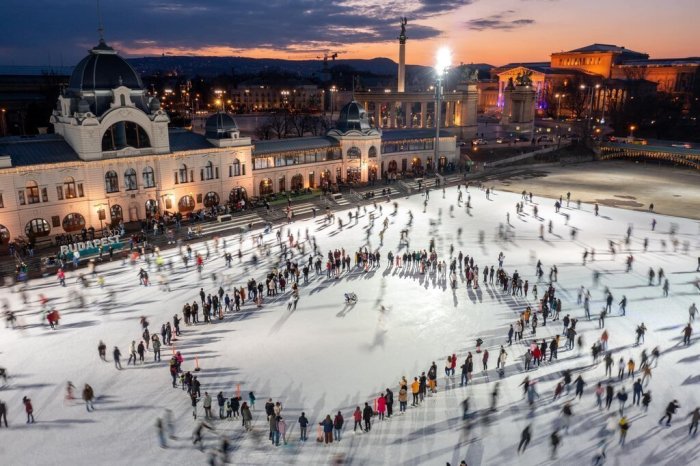 City park ice skating budapest