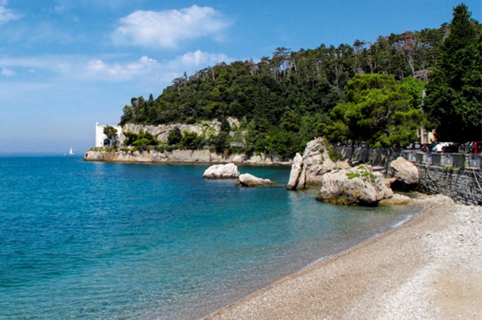 Trieste italy beach