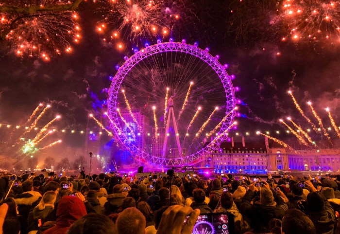 New years eve hotel packages london