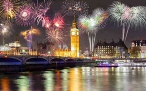 London new years eve hotels